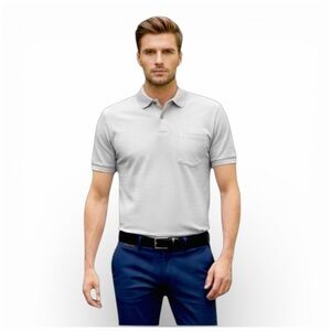 Polo by Ralph Lauren Men’s Short-Sleeve Polo Shirt. Slate. Large